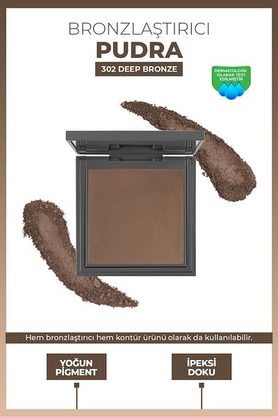 Alix Avien Bronzer Powder - Bronzing Powder 302 Deep Bronze
