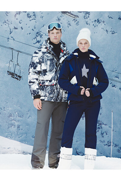 Koton İçi Polarlı Su Geçirmez Yüksek Bel Kayak Pantolonu