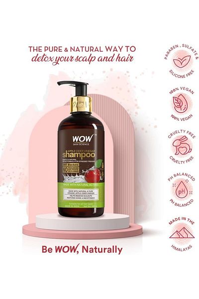 WOW Skin Science Apple Cider Vinegar Shampoo 300ml