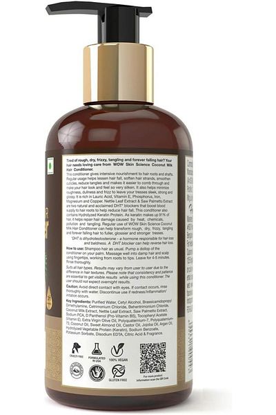 WOW Skin Science Coconut Milk Conditioner 300ml