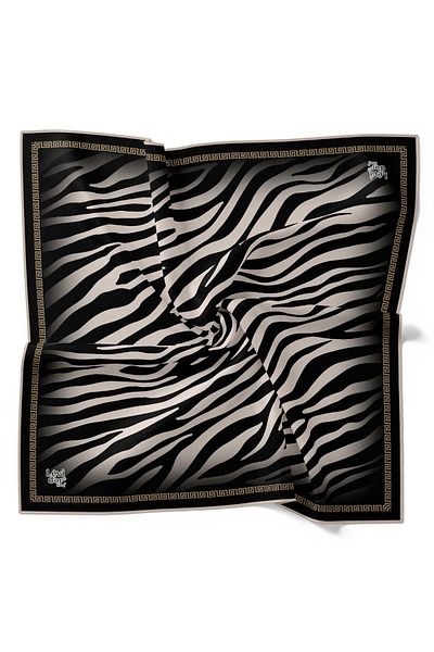 Themizel Φουλάρι Levidor Trend Polyester Twill - Λεοπάρ, Houndstooth και Ζέβρα