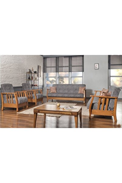 Mobilya Dükkanım Md Karya Iskandinav Koltuk Takımı (3 3 1 1) Mdn105