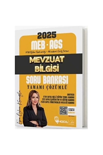 Genel Markalar SÜPER FİYAT - Hoca Kafası 2025 MEB-AGS Mevzuat Bilgisi Soru Ba...