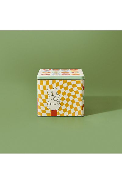 Sarkap Printed Square Box - Color - 14 cm