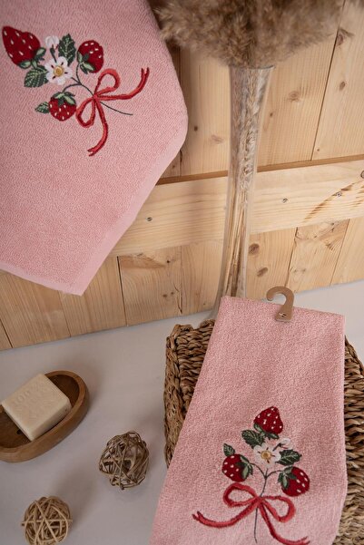 Baveno Набір подарункових рушників з вишивкою Baveno - 100% бавовна, 40x66 см