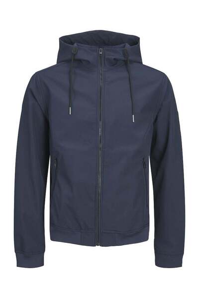 Jack & Jones JJEBASIC SOFTSHELL HOOD NOOS Navy