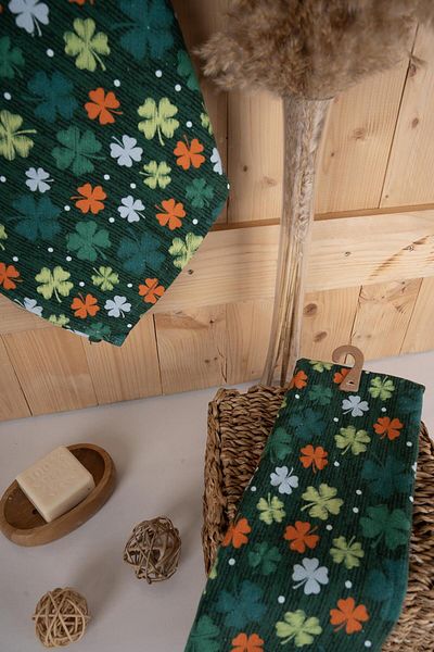 Baveno Baveno Patterned Embroidered Gift Towel Set - 100% Cotton, 40X66 cm