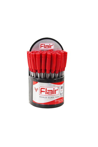 Flair Zing Ball Pen Red Ink Set of 30 Pcs