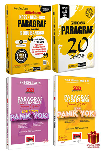 Pegem Akademi Yayıncılık 2025 Pegem Kpss/ales/dgs Paragraf Soru Bankası 20 De...