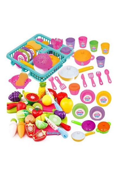 berattoys 35 قطعة من قطع الفواكه والفواكه والخضروات - مجموعة أدوات المطبخ