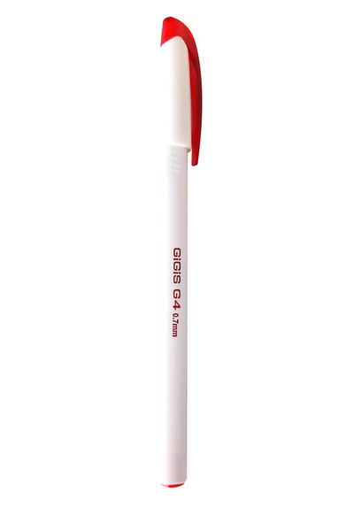 UNIMAX 12-Piece G4 0.7mm Ball Point Pen Set,Red