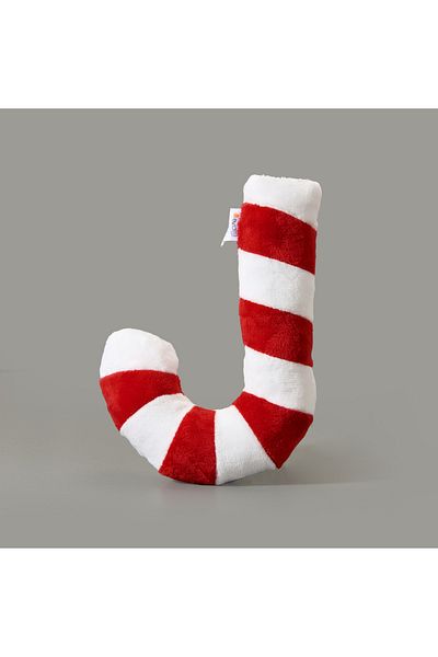 Evidea Soft Candy Cane Figured Pillow - Red / White - 18X28 cm