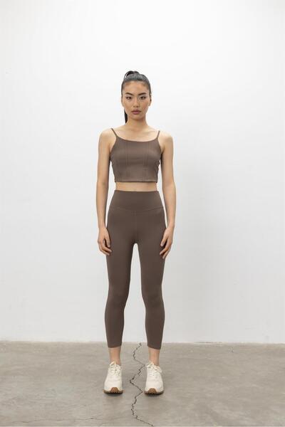 TUBİA Corded Crop Blouse