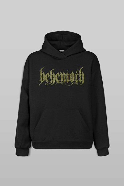 Kendim Seçtim Crna unisex majica Behemoth Štampano Crna Sa kapuljačom dukseri...