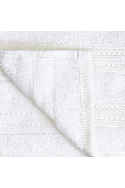 Evidea Soft Porridge Set of 2 Towels - White - 30X30 cm