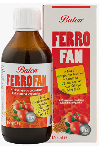 Balen Ferrofan Sıvı Takviye Edici Gıda 150 ml.