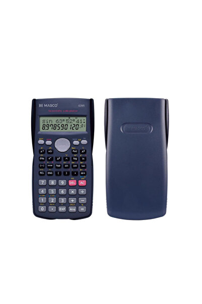 MASCO آلة حاسبة علمية بشاشة عرض سطرين 0361FX82MS، غلاف منزلق مع 240 وظيفة