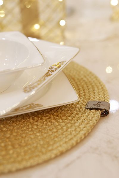 supla On-Ars Tekstil 6 Pieces / American Service Luxury Presentation Plate Mat