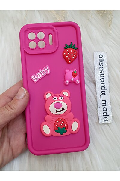 Aksesuarda Moda OPPO RENO 4 LİTE Uyumlu Figürlü Silikon Kılıf