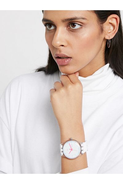 Swatch Polawhite Unisex Wristwatch SO29K704-S14