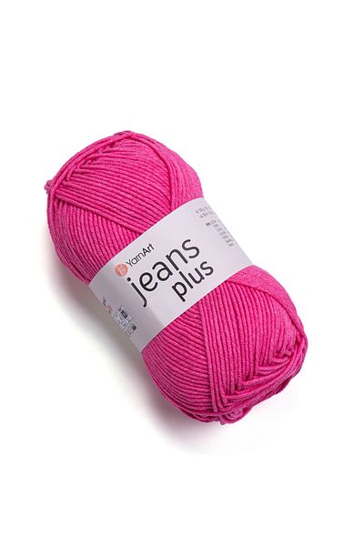 Yarnart Jeans Plus - Χειροποίητο Πλεκτό Σχοινί Φούξια-42
