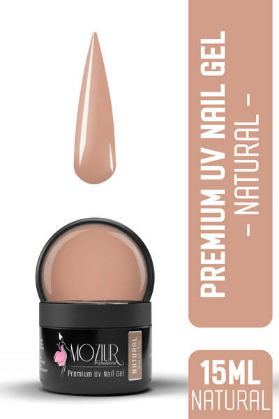 MOZIUR Uv/ Builder Nail Jel Premium 15ml - Natural