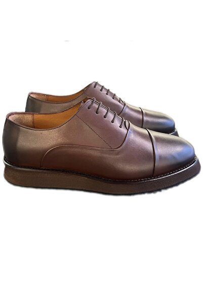 Serhat Özköroğlu LFR-P2030 - Pantofi Eva maro cu piele legături