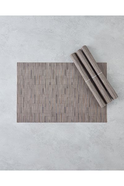 English Home Lary Pvc - American Service 4 θέσεων, 30x45 cm Σκούρο Μπεζ