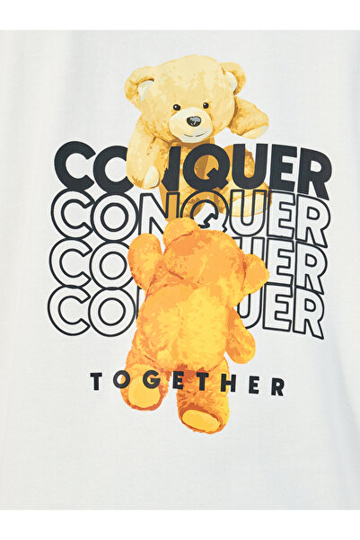 Styli Teddy Graphic Print Relaxed Fit Hoodie