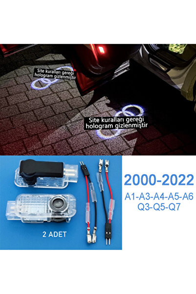 GCP German Car Parts Audi A4 Kapı Altı Logo Aydınlatma Karşılama Aksesuar LED