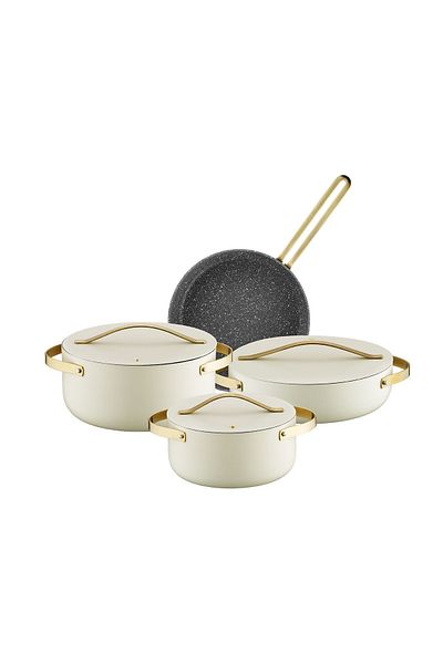 Aryıldız Nexus Cream 7 Piece Cookware Set