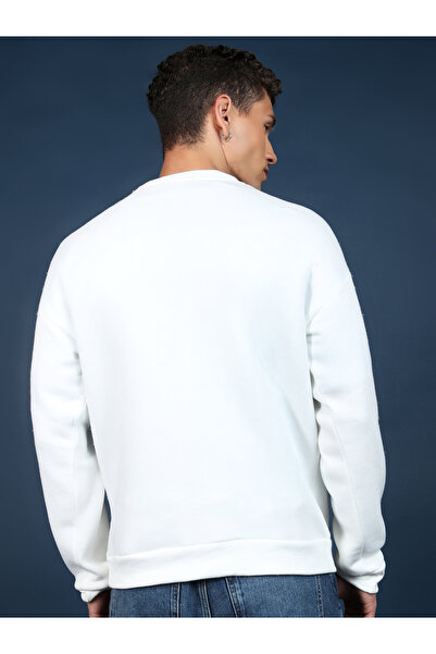 Highlander By Styli Front Graphic Print Relaxed Fit Sweatshirt