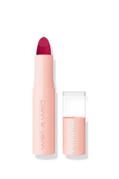 WET N WİLD Mega Last Rich Satin Lip Color - Vitamin E & Moisturizing Argan Oil, Lippers