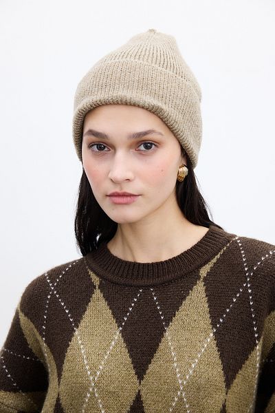 Manuka Baskenmütze Nerz – Fittili-Strickdesign