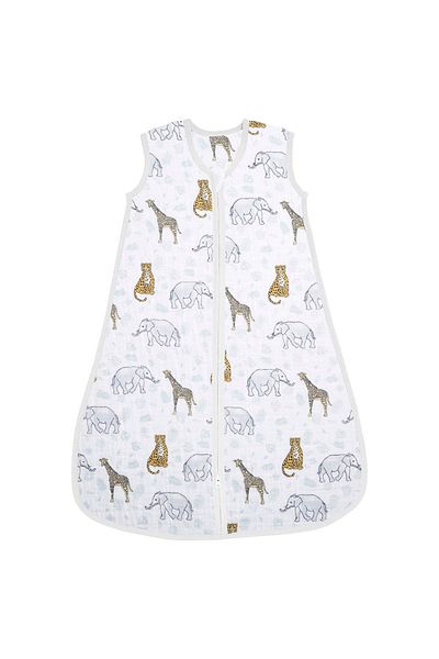 Aden Anais Cotton Muslin - Light Sleeping Bag - Jungle - (0-6m)