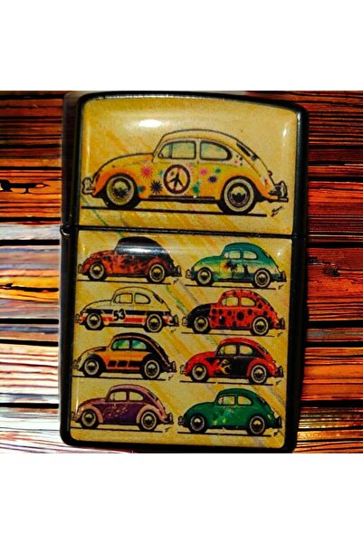 FG KONNİCHİWA WOSWOGEN TOSBA BEATLE  RENKLİ TASARIM BENZİNLİ ÇAKMAK