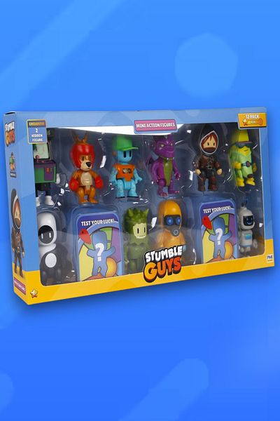 TOYFEST مجموعة من 12 شخصية عمل من Stumble Guys