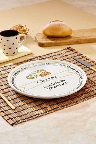 EMBazaar Special Design Cheese Presentation Plate 26 cm