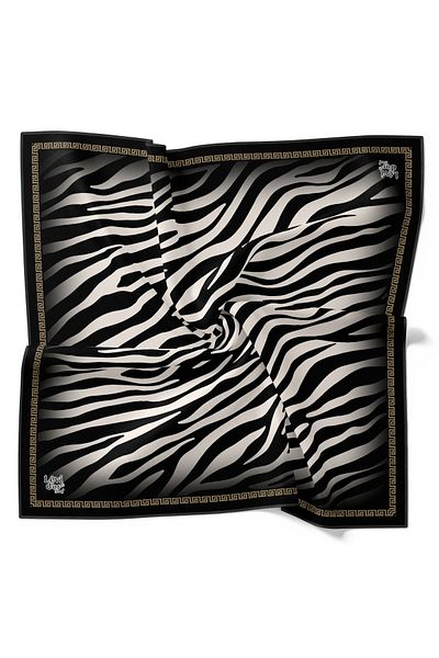Themizel Φουλάρι Levidor Trend Polyester Twill - Λεοπάρ, Houndstooth και Ζέβρα