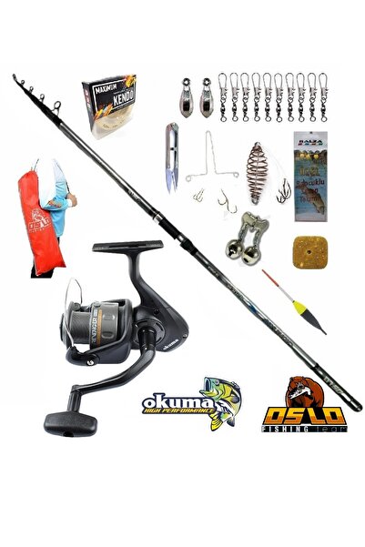 Okuma Revenger Rv-55 Oslo Crome 420cm 70-250gr Profesyonel Surf Sazan Kıyı Ol...