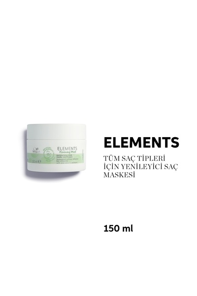 Wella Professionals Elements Tüm Saç Tipleri İçin Yenileyici Saç Maskesi 150 ML
