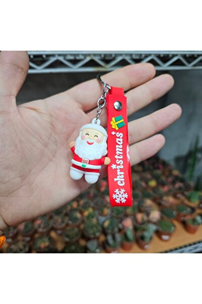 Maison Shop Noel Baba Figürlü Sevimli Anahtarlık/Çanta Süsü/ Araba Süsü