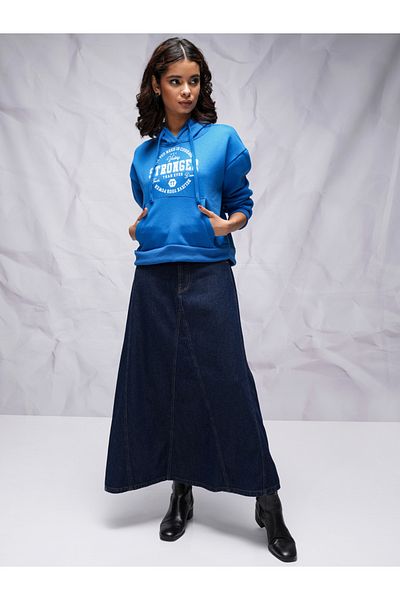 Tokyo Talkies By Styli Graphic Print Relaxed Fit Hoodie