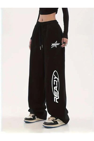 Touz Moda Street Style Ready Printed Unisex φαρδιά αθλητική φόρμα