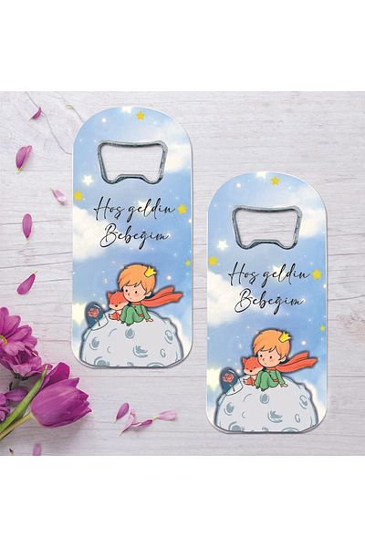 Ege ajans 10Pcs Embossing Figure Little Prince Concept Baby Opener Magnet