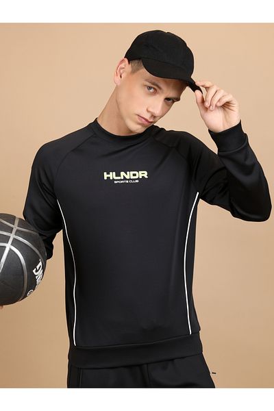 Highlander By Styli Printed Raglan Sleeves Sweatshirt