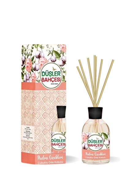 düşler bahçesi Pudra Çiçekleri Kokulu Çubuklu Oda Kokusu