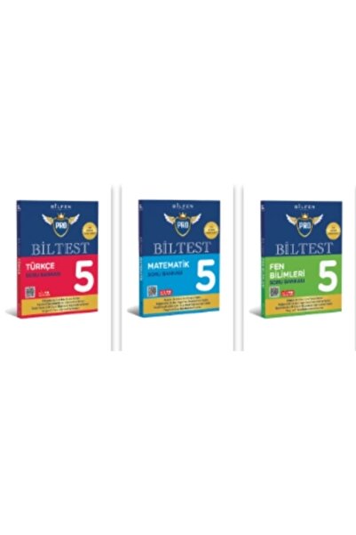 Bilfen Yayıncılık BİLFEN YAYINCILIK 5.SINIF BİLTEST PRO TÜRKÇE+MATEMATİK+FEN ...