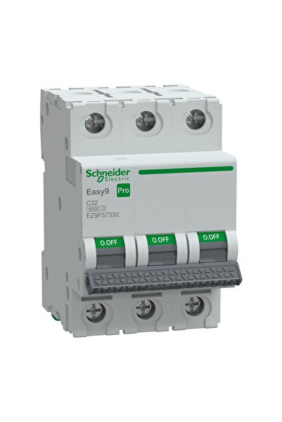 Schneider Electric Schneider Pro 3 Faz 32A 6 KA C Tipi Sigorta EZ9F57332