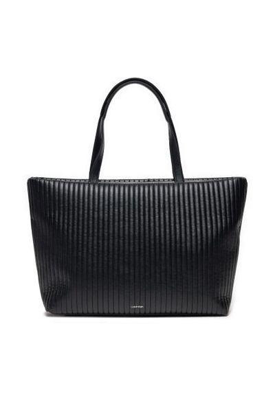 Calvin Klein Mini Line Quilt Medium Shopper - Stylish and Comfortable Design